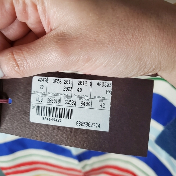 NWT Stella McCartney button back silk top size 42 - Picture 13 of 15